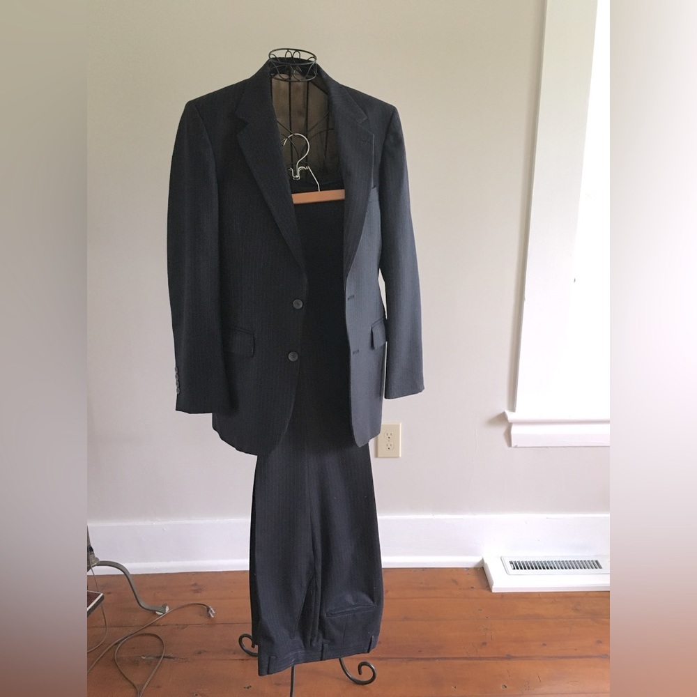 Bill Blass Pinstripe Suit